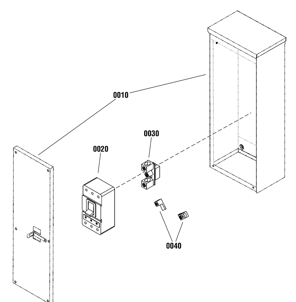 Circuit Protection Group Diagram and Parts List for 080087-00  Briggs and Stratton Generator